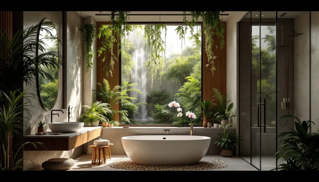 biophilic bathroom design
