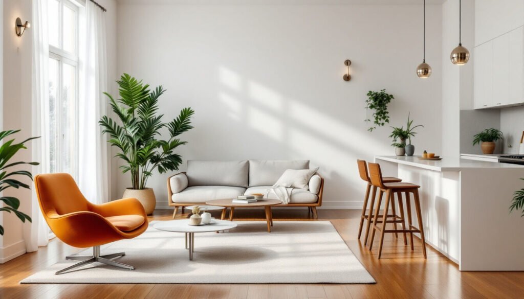 mid-century modern interior design