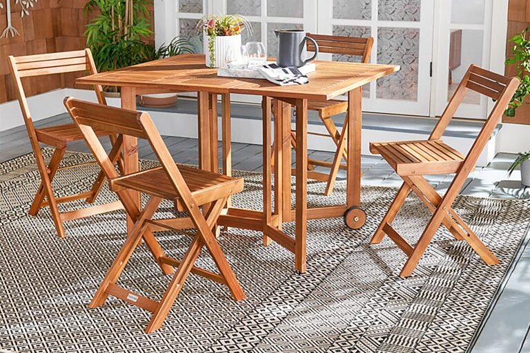Save Up to 76% on Wayfair’s Wooden Patio Furniture!
