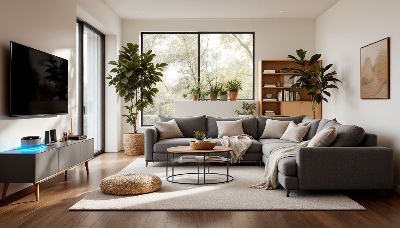 stylish ways to conceal smart home cables and gadgets