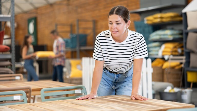 Aldi's Stylish Patio Table Now Available at a Great Price