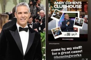 Andy Cohen Sells Home Décor and Treasures for N.Y. Charity