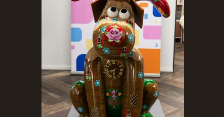 Gromit Sculpture Unveiled at Bristol Interior Design Store
